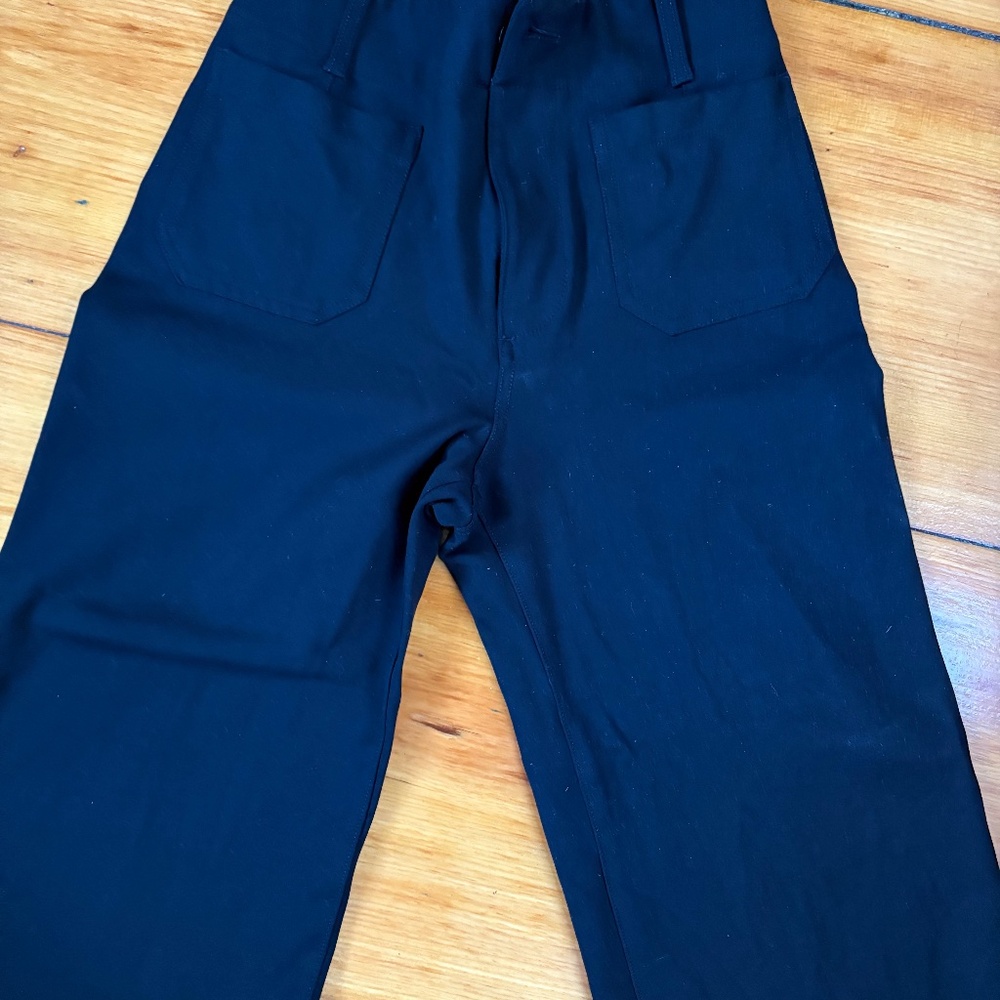 Anthropologie Colette Cropped Ponte Pant, Black